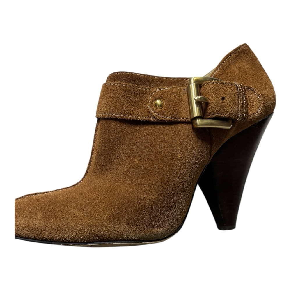 Michael Kors Buckle Suede Ankle Boots - Picture 5 of 5